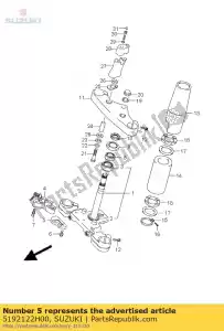 suzuki 5192122H00 bracket,steerin - Bottom side