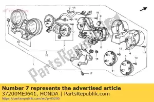 Honda 37200MEJ641 compteur, vitesse et tachymètre - La partie au fond