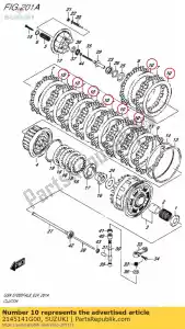 suzuki 2145141G00 tarcza sprz?g?a - Dół