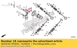 Here you can order the bolt, knock, 6mm from Honda, with part number 90083KTW900: