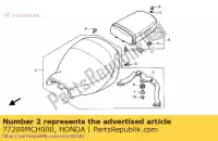 77200MCH000, Honda, brak opisu w tej chwili honda vtx 1800 2002 2003 2004, Nowy