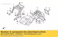 80102KAY600, Honda, fender b,rr. honda nx transcity  nx125 125 , New