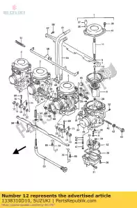 suzuki 1338310D10 agulha, jato (5ez - Lado inferior