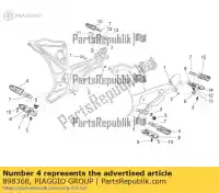 898368, Piaggio Group, borracha do apoio para os pés aprilia moto-guzzi  caponord mana na norge zd4rc000, zd4rca00, zd4rc001, zd4rcc00 zd4rcb00, zd4rcc01, zd4rce00 zd4vk000, zd4vka, zd4vk001, zd4vka01 zd4vkb000, zd4vkb001, zd4vkb003, zd4vkb00x, zd4vkb009 zd4vku00 zgulps01, zgulpt00, zgulps03 850 1200 2007 2, Novo