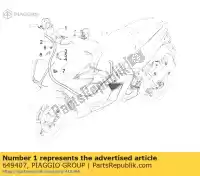 649407, Piaggio Group, gas lever transmission aprilia gilera  gp srv zapm55103, zd4m55104, zapm55104 800 850 2007 2009 2012 2016 2017 2018 2019, New