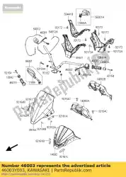 Here you can order the handle from Kawasaki, with part number 46003Y003: