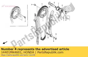 Honda 14401MK4601 chaîne, came (borg warner) - La partie au fond