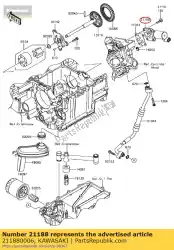 Ici, vous pouvez commander le solénoïde, vvt zg1400a8f auprès de Kawasaki , avec le numéro de pièce 211880006: