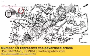 honda 35902MCAA70 ampoule comp. - La partie au fond