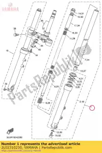 yamaha 2UJ2310230 conjunto de horquilla delantera (izq.) - Lado inferior