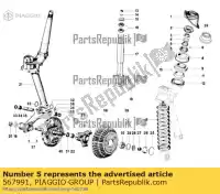 567991, Piaggio Group, anillo ape mc349b0d2 vin: mbx000t58rc001005, motor: s4c8257973 vin: zapt2d4mc, zapt3e9ac, motor: ldw422 vin: zapt42pmc, zapt42p00, motor: tbp4m 200 400 422 2006 2007 2008 2009 2010 2011 2012 2013 2014 2015 2016 2017 2018 2019 2020 2021 2022, Nuevo