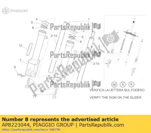 Piaggio Group AP8223044 lewy r?kaw - Dół