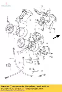 Suzuki 3425145300 copertura, contagiri - Il fondo