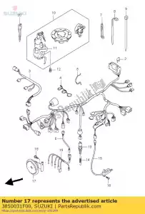 suzuki 3850031F00 chifre assy - Lado inferior