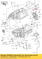 Here you can order the plug,input shaft from Kawasaki, with part number 920660715: