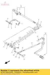 yamaha 903870804S00 colar (4kn) - Lado inferior