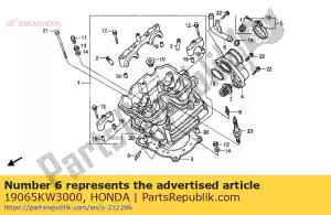 Honda 19065KW3000 pijp, water - Onderkant