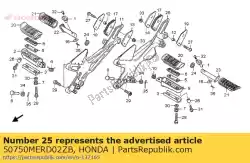 Tutaj możesz zamówić uchwyt, d?. Step * nh437m * (nh437m mat ray silver) od Honda , z numerem części 50750MERD02ZB: