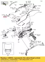 140930141, Kawasaki, capa zg1400eff kawasaki  tr 1400 2015 2016 2017, Novo