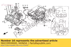Qui puoi ordinare bullone, perno, 9x178 da Honda , con numero parte 90033MJ0000: