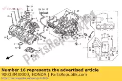 bout, tapeind, 9x178 van Honda, met onderdeel nummer 90033MJ0000, bestel je hier online: