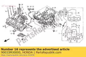 honda 90033MJ0000 bout, tapeind, 9x178 - Onderkant