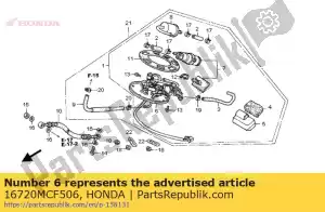 Honda 16720MCF506 rester comp, carburant pu - La partie au fond