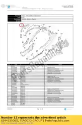 Here you can order the right passenger handle from Piaggio Group, with part number 624453000G: