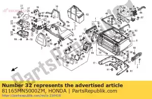 Honda 81165MN5000ZM pokrywa, l. kiesze? baga?nika * typ - Dół