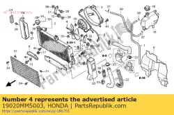 Here you can order the fan comp., cooling (tec) from Honda, with part number 19020MM5003: