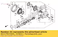 90157MCH000, Honda, boulon, rr. coussin honda vtx  s c1 c vtx1800c vtx1300s vtx1800c1 1300 1800 , Nouveau