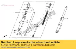 Tutaj możesz zamówić wiosna, o. Widelec od Honda , z numerem części 51401MEW921: