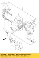 5930021E60999, Suzuki, caliper assy,fr suzuki an burgman  a an650a executive an650aaz 650 , New