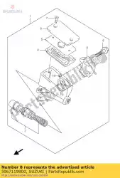 Qui puoi ordinare titolare, maestro c da Suzuki , con numero parte 5967119B00: