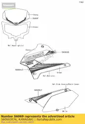 Tutaj możesz zamówić wzór, os? Ona, upp, lh klx250se od Kawasaki , z numerem części 560693976: