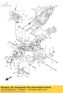 yamaha 2C08258J0000 vivienda, conecteur 1 - Lado inferior