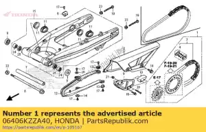 Honda 06406KZZA40 chain kit, drive (520-120 - Bottom side