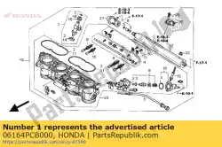 Qui puoi ordinare set di imballaggio, iniettore da Honda , con numero parte 06164PCB000: