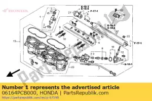 Honda 06164PCB000 set di imballaggio, iniettore - Il fondo