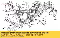 50362KT2000, Honda, kraag, fr. motor hanger honda xrv africa twin  xl transalp v va cbr fireblade rr cb hornet f f2 xrv750 xl650v cb900f xl700v xl700va 750 650 700 900 , Nieuw