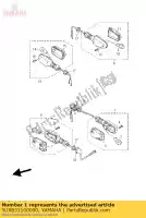 5UX833100000, Yamaha, luz pisca-pisca frontal conjunto 1 yamaha xjr 1300 2007 2008 2009 2010 2011, Novo