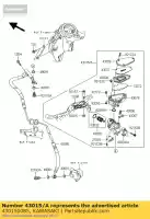 430150085, Kawasaki, cylinder-assy-master,clu zg140 kawasaki gtr 1400 2008 2009, New