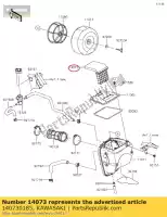 140730185, Kawasaki, kanaal, inlaat klx250s9f kawasaki  klx 250 300 2009 2010 2011 2012 2013 2014 2015 2016 2020 2021, Nieuw