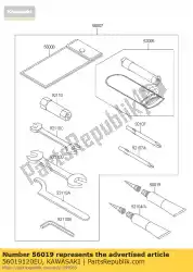 kit, tb1211 'bond # 10' unive van Kawasaki, met onderdeel nummer 56019120EU, bestel je hier online: