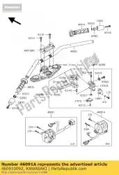 Here you can order the housing-assy-control,rh from Kawasaki, with part number 460910092: