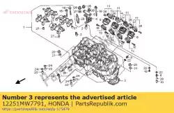 Tutaj możesz zamówić uszczelka g? Owicy cylindra od Honda , z numerem części 12251MW7791: