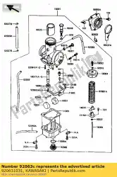 Aquí puede pedir chorro principal, # 95r de Kawasaki , con el número de pieza 920631031: