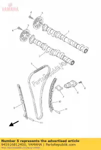 yamaha 945916812400 catena - Il fondo