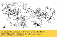 64266MEW920, Honda, guida, r. aria di cappa centrale honda nt deauville va v nt700v nt700va 700 , Nuovo