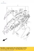 4721015H01YAY, Suzuki, afdekraam links suzuki gsx bking bka bkau2 hayabusa ru2 r bk bku2 gsx1300r 1300 , Nieuw